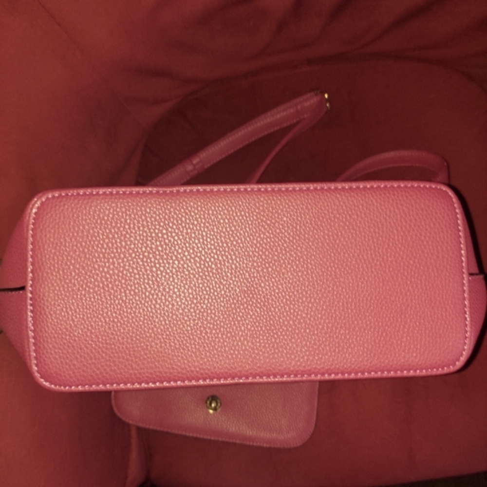 Handbag Backpack NO Brand Name,  Good Used Condition Dark Pinkish Color - Picture 8 of 14